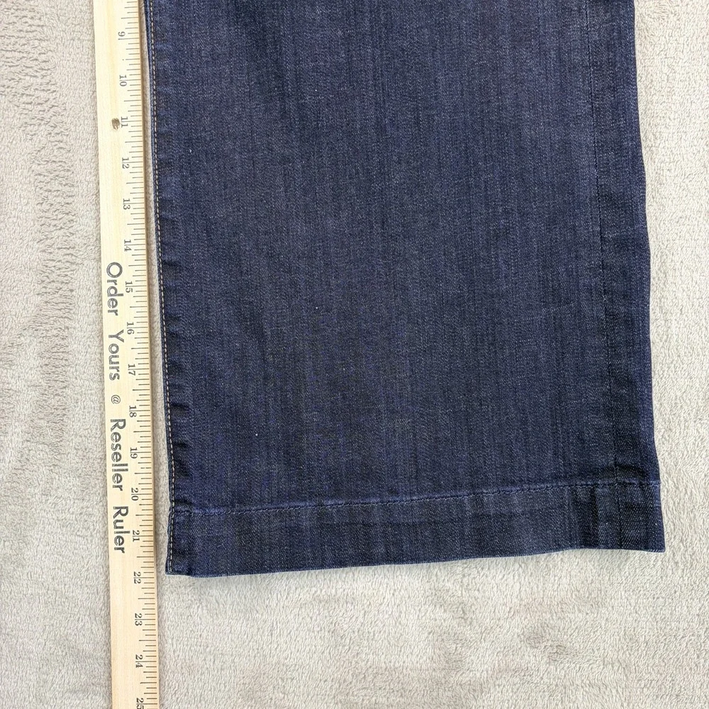 Seven for All Mankind Wide Leg Jeans Blue Denim Women 29 High Waist Designer